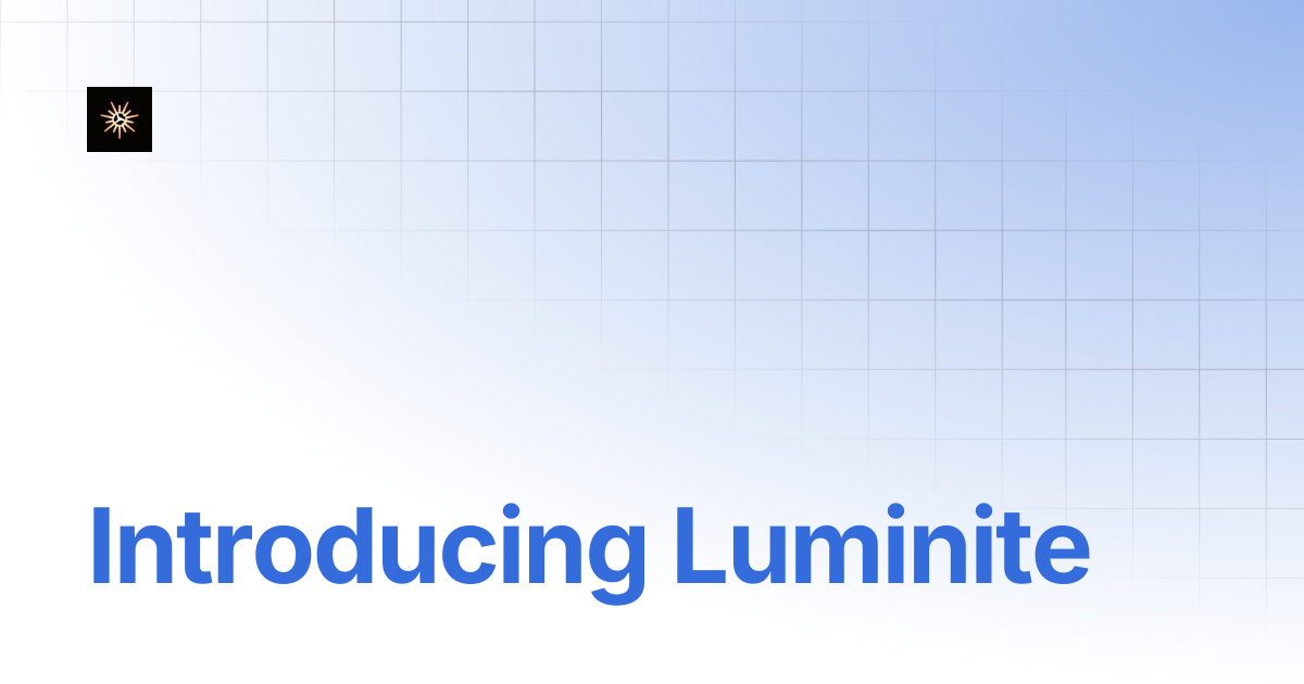 Introducing Luminite | Luminite Wallet
